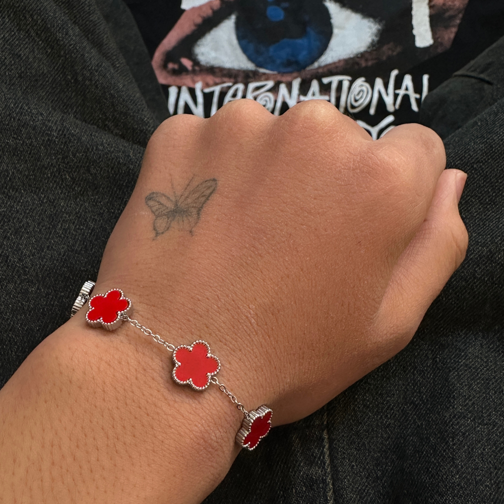 Aura Clover Bracelet - 18K Gold Stainless