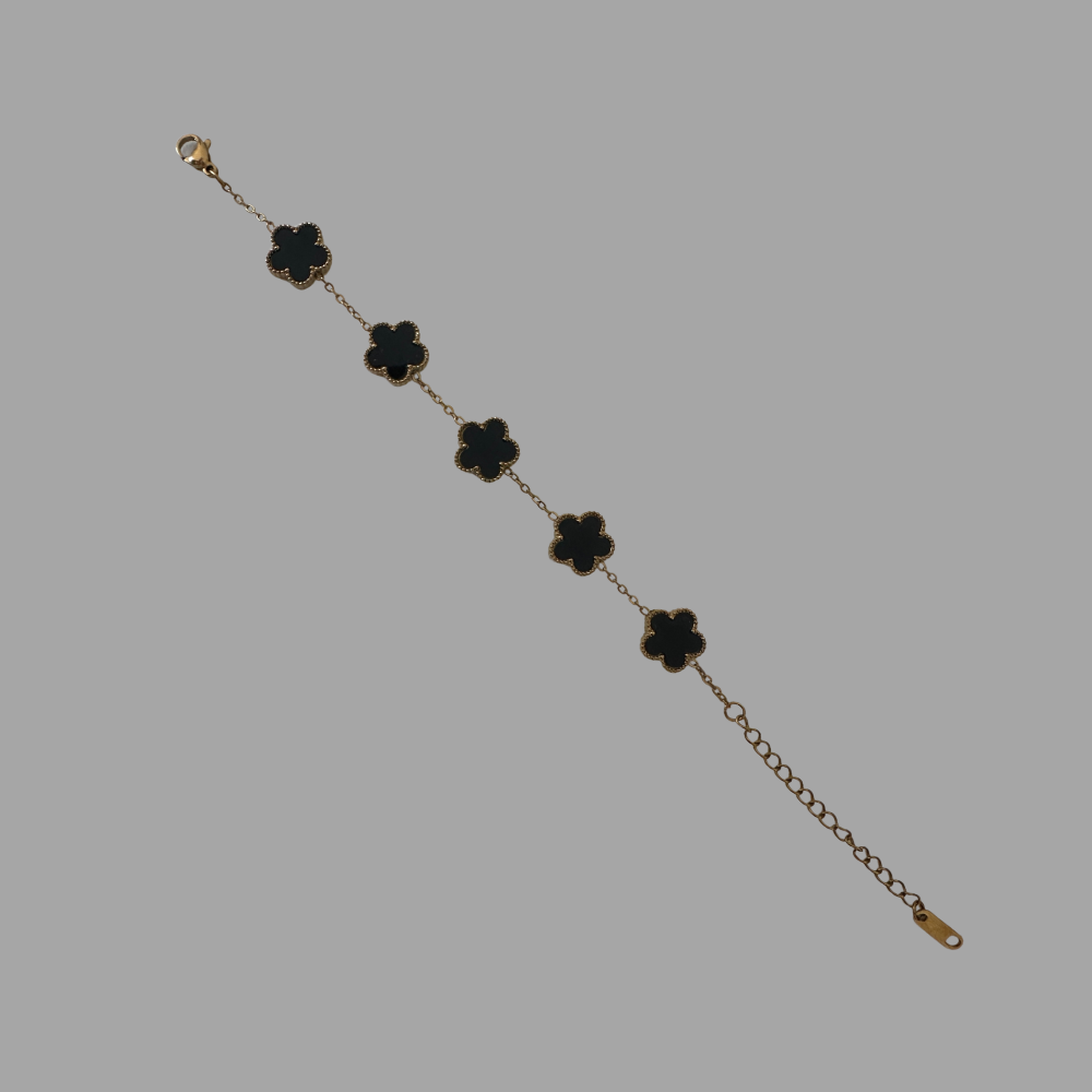 Aura Clover Bracelet - 18K Gold Stainless