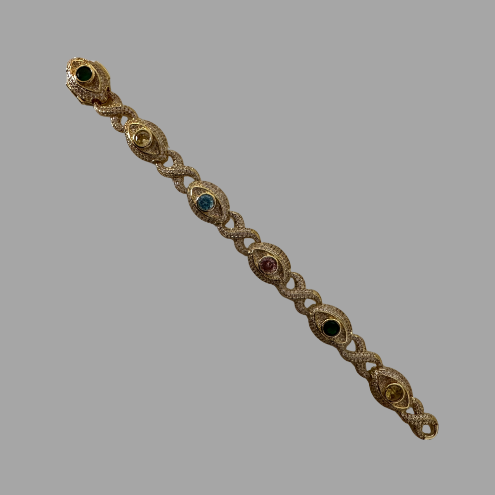 Eyes Of Heaven Bracelet - 18k Gold