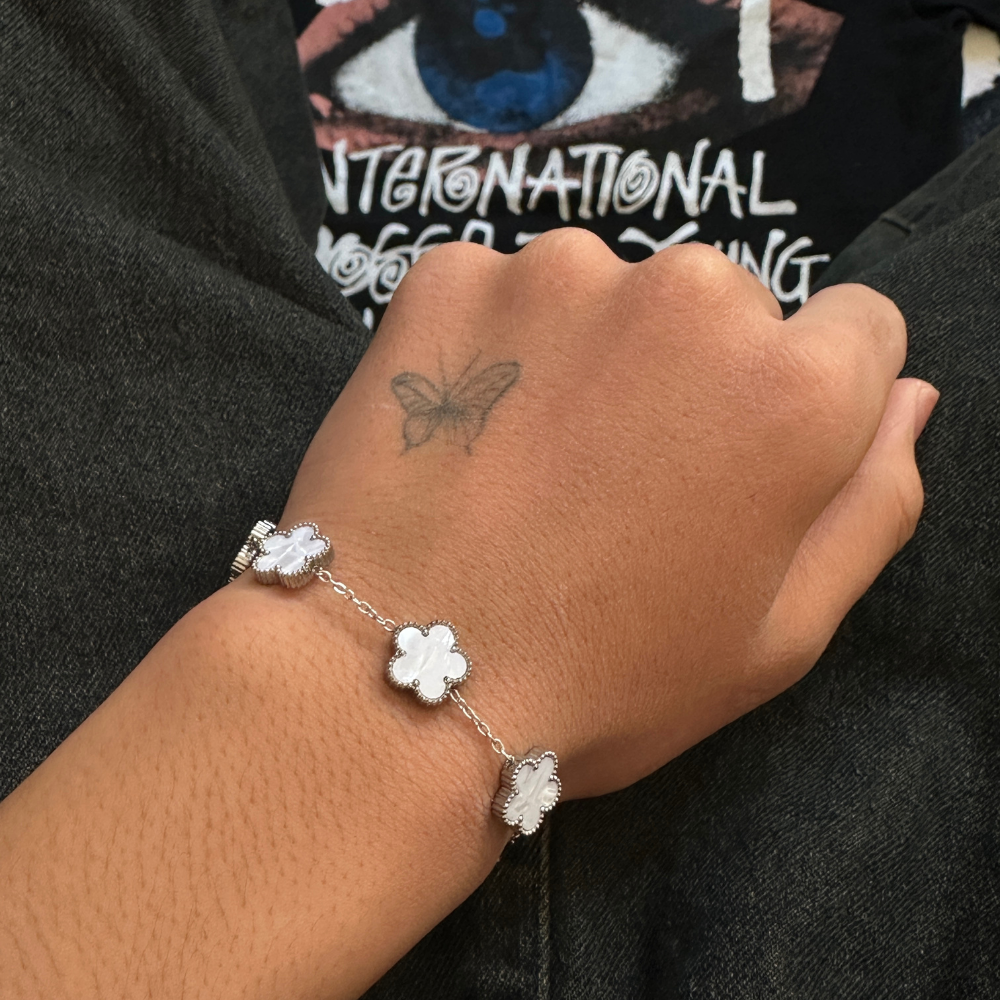 Aura Clover Bracelet - 18K Gold Stainless