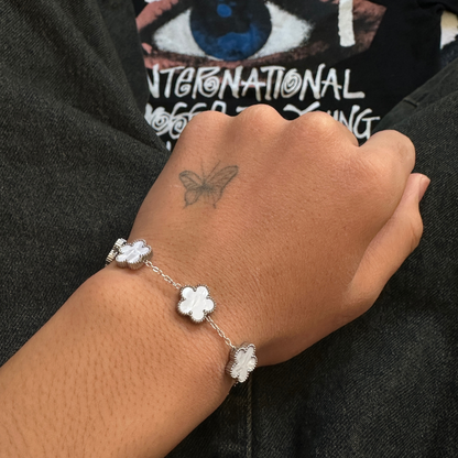 Aura Clover Bracelet - 18K Gold Stainless