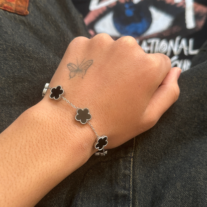 Aura Clover Bracelet - 18K Gold Stainless