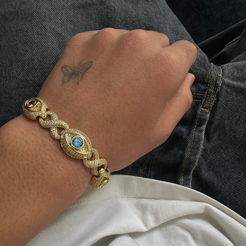 Eyes Of Heaven Bracelet - 18k Gold