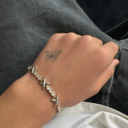 Cross 'X' Bracelet